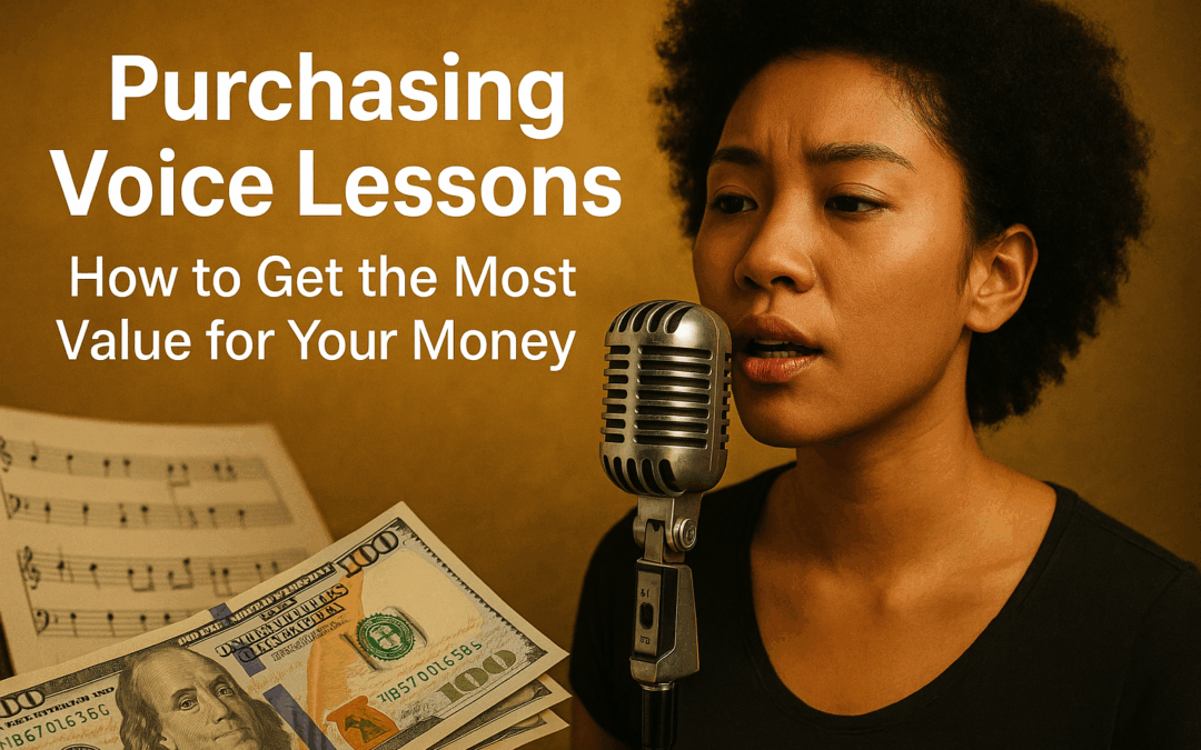 Purchasing Voice Lessons- How To Get The Most Value For Your Money